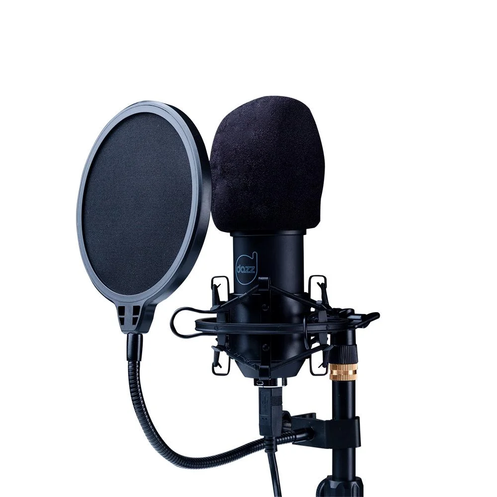Imagem 5 de 5 do produto Microfone Dazz Broadcaster PRO Streamer Podcast, Chipset De Som, Profissional, USB - 6014568