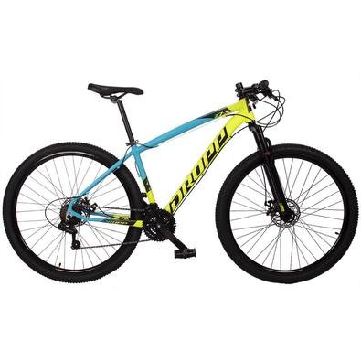 O novo lançamento DROPP Z7-X é uma linha com quadro bicolor, é uma ótima opção para quem quer curtir passeios com estilo e segurança, equipada com fre