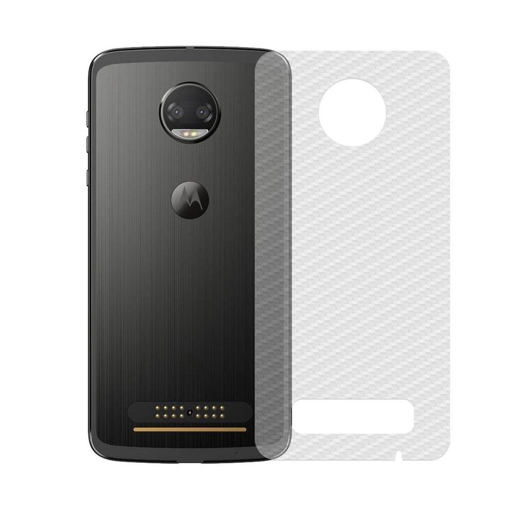 Imagem 3 de 5 do produto Película Traseira De Fibra De Carbono Transparente Para Motorola Moto Z2 Force - Gorila Shield
