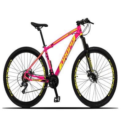 A Mountain Bike Dropp Z3-X é ideal para quem quer fazer trilhas com segurança pois já possui freios com sistema mecânico de alto poder de frenagem e c