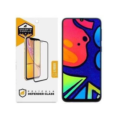 Película Defender Glass Para Samsung Galaxy M21s - Preta - Gshield