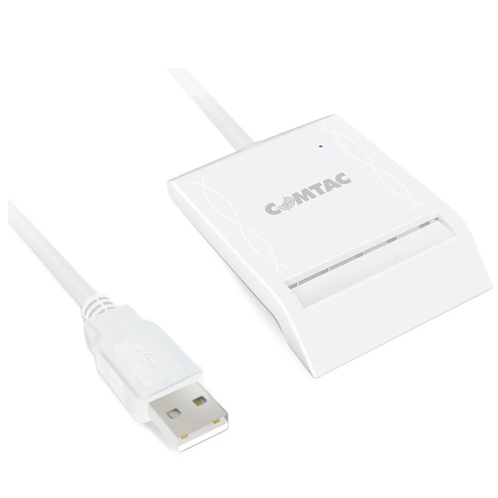 Leitor E Gravador De Cartao Comtac, Smart Card, USB, 30541e60-6fb3-4e 12-899b, Preto Leitor E Gravador De Cartao Comtac, Smart Card, USB, 30541e60-6fb3-4e 12-899b, Preto