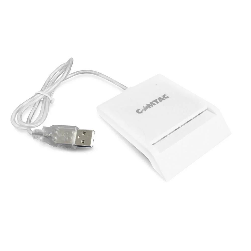 Leitor E Gravador De Cartao Comtac, Smart Card, USB, 30541e60-6fb3-4e 12-899b, Preto Leitor E Gravador De Cartao Comtac, Smart Card, USB, 30541e60-6fb3-4e 12-899b, Preto