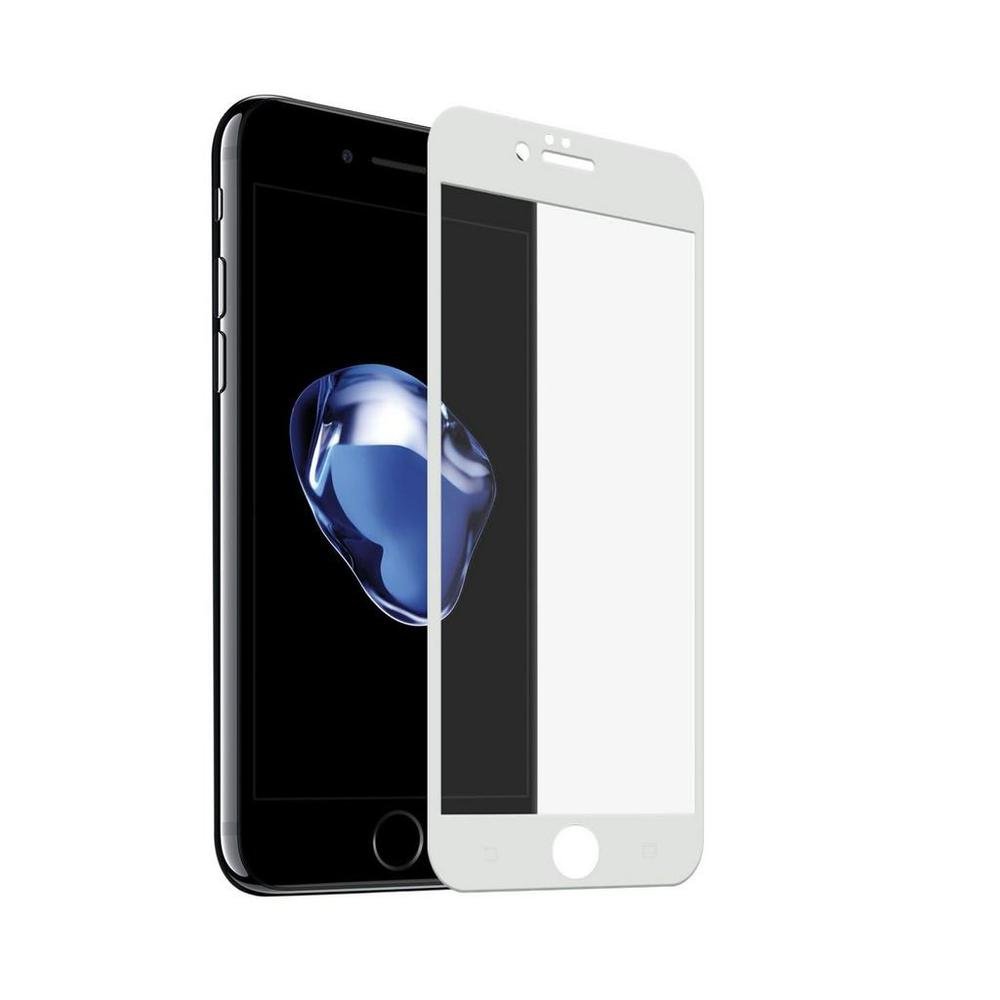 Imagem 5 de 5 do produto Película Coverage Color Para Iphone 7 - Branca - Gorila Shield (cobre Toda Tela)