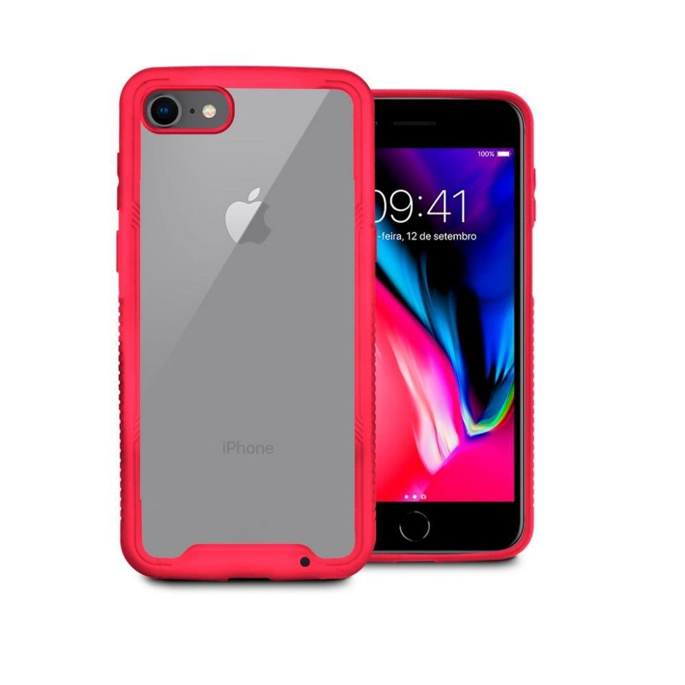 Capa Stronger Rosa Para Iphone Se 2 - Gshield
