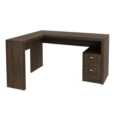 Mesa Para Escritório, estrutura em MDP de 15mm, pintura com acabamento em BP (Fosco) costas na cor do móvel, tampo resistente suporta até 15 kg, conta