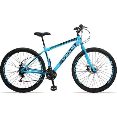 Spaceline Moon é nossa Mountain Bike com quadro em aço carbono, além de ter um ótimo custo benefício o quadro é super resistente. Possui 21 combinaçõe