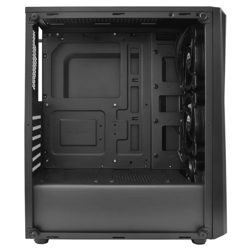 Imagem 2 de 5 do produto Gabinete Gamer, Evus, Ev-g15, Lateral Em Vidro Temperado, 3 Coolers Rgb Inclusos