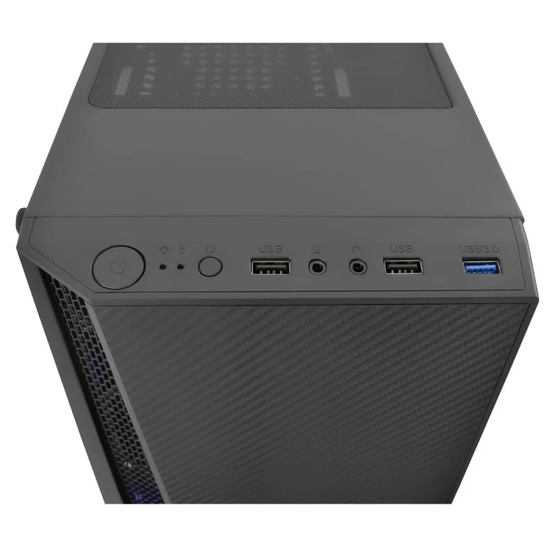 Imagem 3 de 5 do produto Gabinete Gamer, Evus, Ev-g15, Lateral Em Vidro Temperado, 3 Coolers Rgb Inclusos