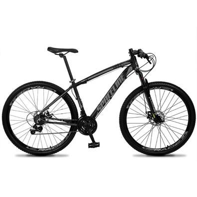 Spaceline Vega é um lançamento 2021, com um quadro de Alumínio de ótima geometria para o MTB e um design exclusivo. Possui 21 combinações de marchas c