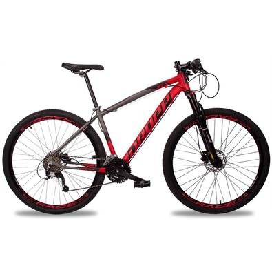 "Uma mountain bike esportiva perfeita para se iniciar no mundo do MTB em trilhas e estradões. Sua geometria esportiva oferece um comportamento excepci