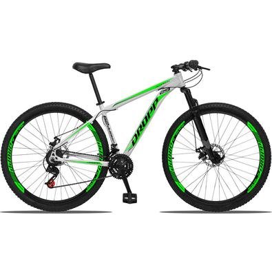 Um dos modelos mais vendidos na linha Dropp a Bicicleta Aluminum possui um nome forte é uma grande gama de cores. Possui 21 combinações de marchas, tr