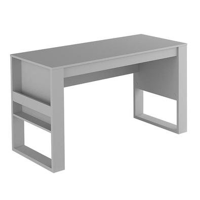 Mesa para Escritório c/ Porta Objetos ME4146-Tecno Mobili A mesa ME4146 tem um design diferenciado, com detalhe para armazenar revistas, folders, deix