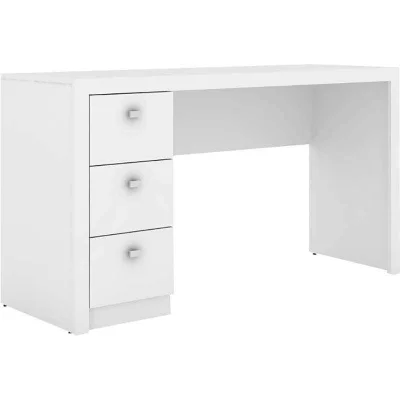 Mesa Para Computador Com 3 Gavetas Me4102 - Tecno Mobili - Branco