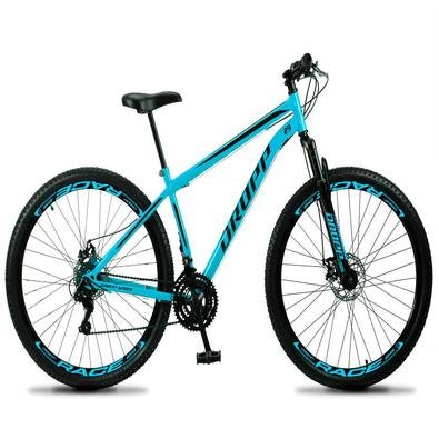 Dropp Sport é nossa Mountain Bike com quadro em aço carbono, além de ter um ótimo custo benefício o quadro é super resistente. Possui 21 combinações d