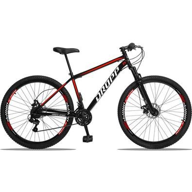 Dropp Sport é nossa Mountain Bike com quadro em aço carbono, além de ter um ótimo custo benefício o quadro é super resistente. Possui 21 combinações d
