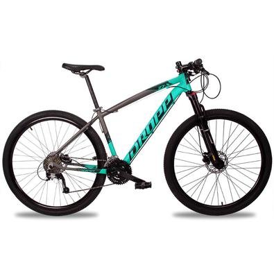 Uma mountain bike esportiva perfeita para se iniciar no mundo do MTB em trilhas e estradões. Sua geometria esportiva oferece um comportamento excepcio