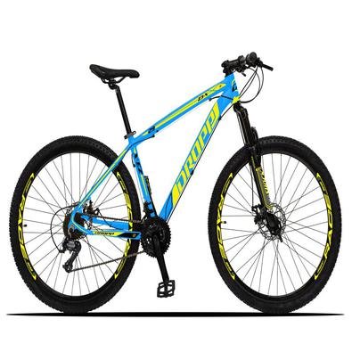 A Mountain Bike Dropp Z3-X é ideal para quem quer fazer trilhas com segurança pois já possui freios com sistema mecânico de alto poder de frenagem e c