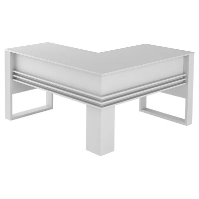 Mesa Para Escritório Angular Me4145-tecno Mobili - Branco