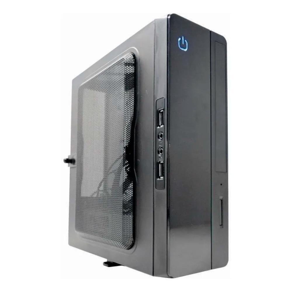 Gabinete, K-mex, Gi-10s1, Mini Itx, Com Fonte E Placa Conversora, Entradas Usb E Áudio
