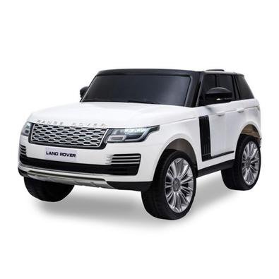 Carro Elétrico 24v Land Rover Branco - Importway Com Controle Remoto, Luz, Som, Usb, Mp3. Acompanha controle remoto, bateria 24V e carregador Bivolt.