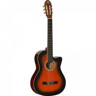 Um violão Acústico Clássico feito com madeiras nobres e acabamento especial HARMONICS. Simples, porém feito para experiências musicais inigualáveis, o