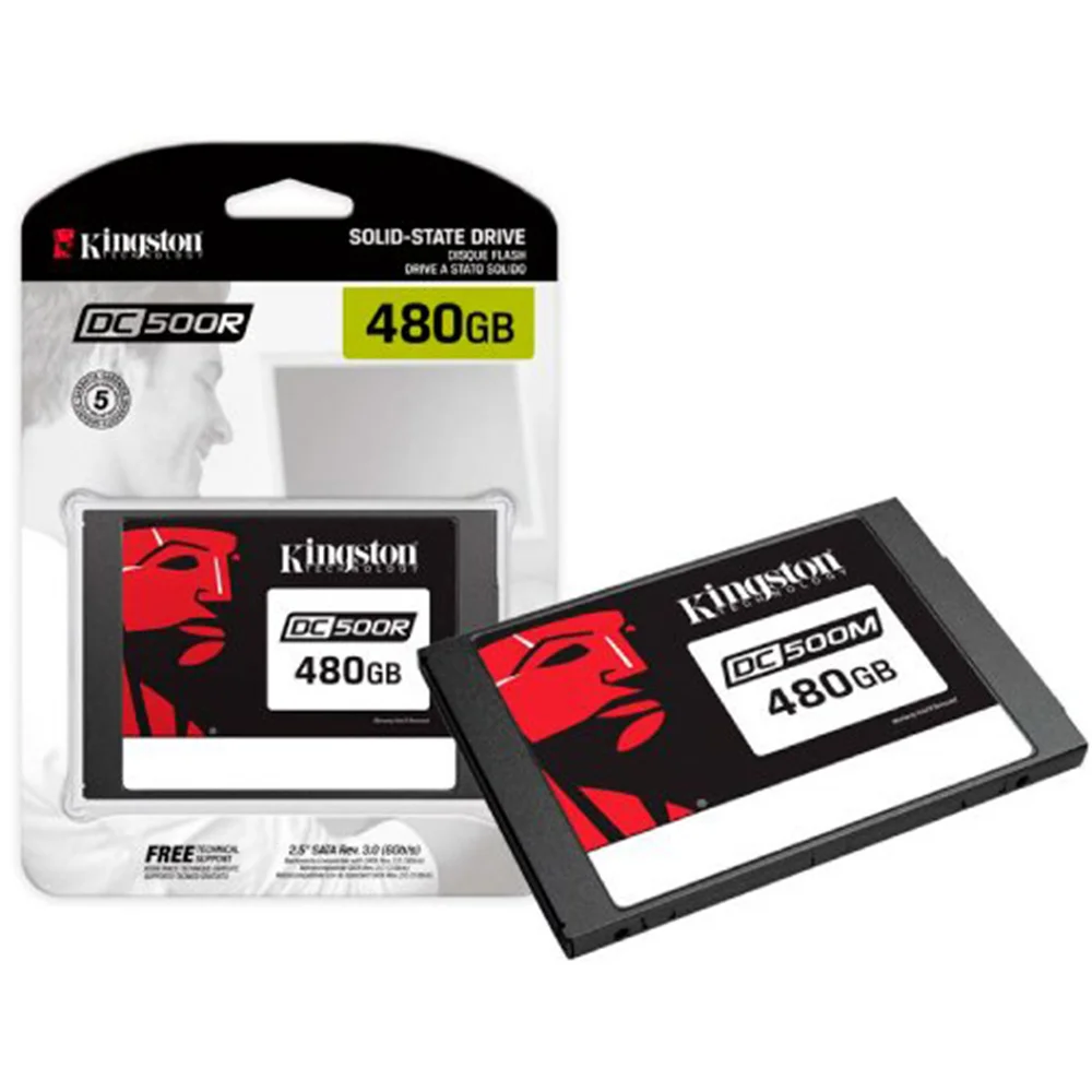SSD Servidor 480GB Kingston Sata III 6GBs KaBuM