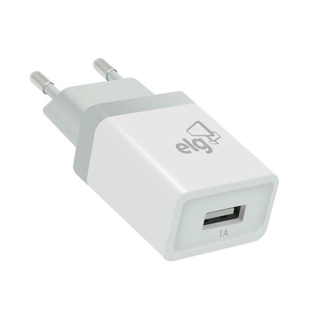 Carregador de Parede ELG WC1A USB Branco