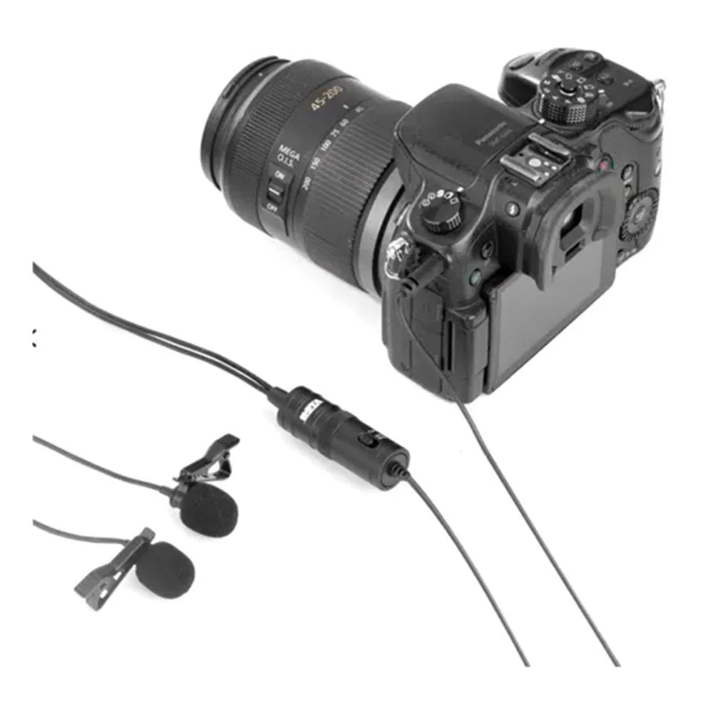 Imagem 3 de 5 do produto Microfone De Lapela Boya Duplo, Com Fio - BY-M1DM