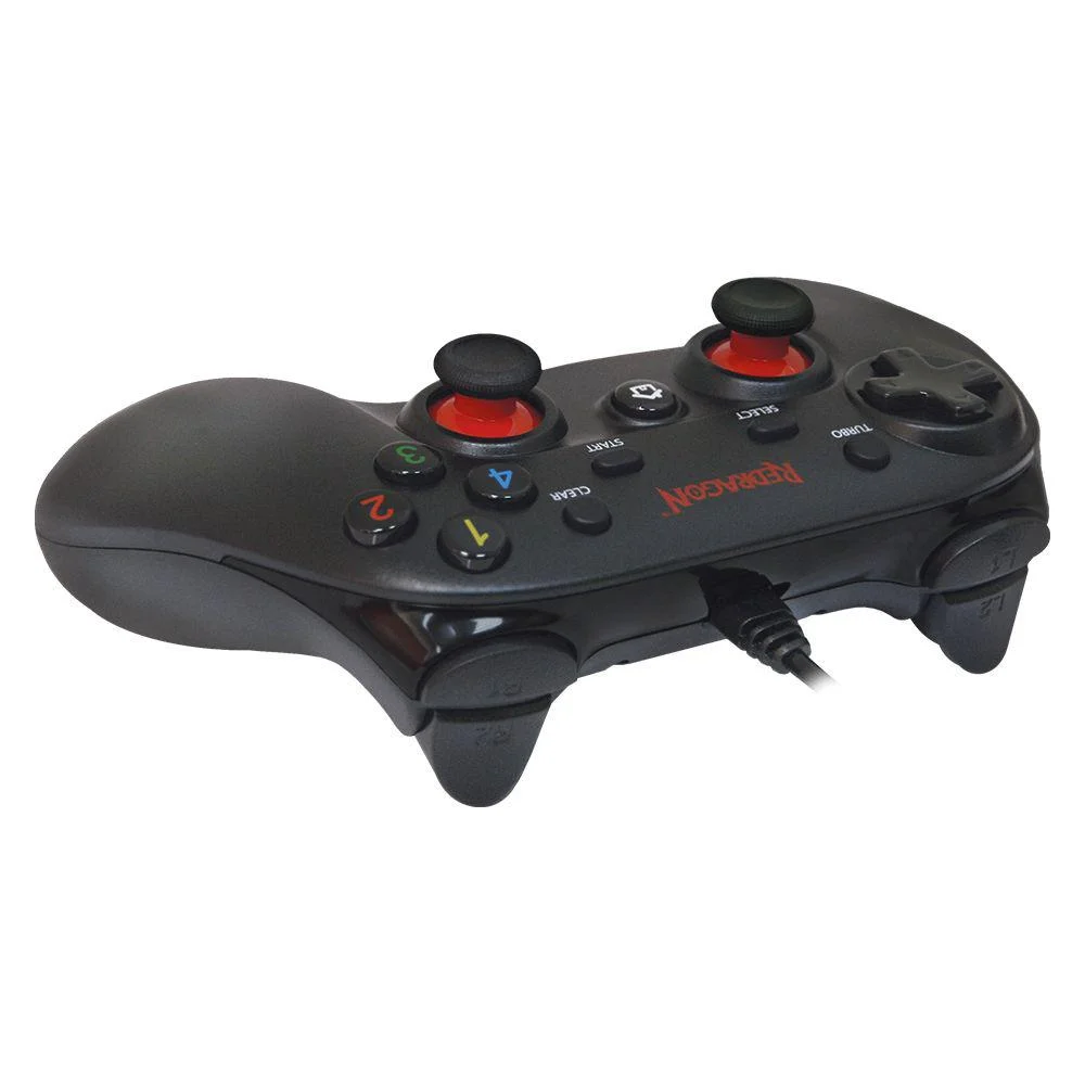 Imagem 2 de 5 do produto Controle, Redragon, Saturn, Pc/ps3, Preto Fosco/vermelho, G807