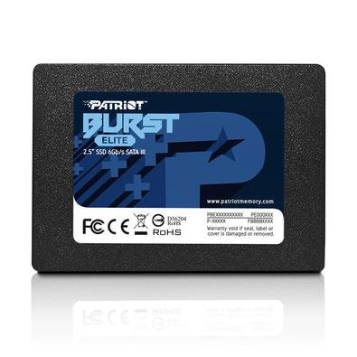 Ssd 960GB 2,5 Sata 3 450mb/s Leit - 350mb/s Grav Burst Elite PBE960GS25SSDR PatriotAumente o rendimento do seu computador com os Patriot Burst, com ex