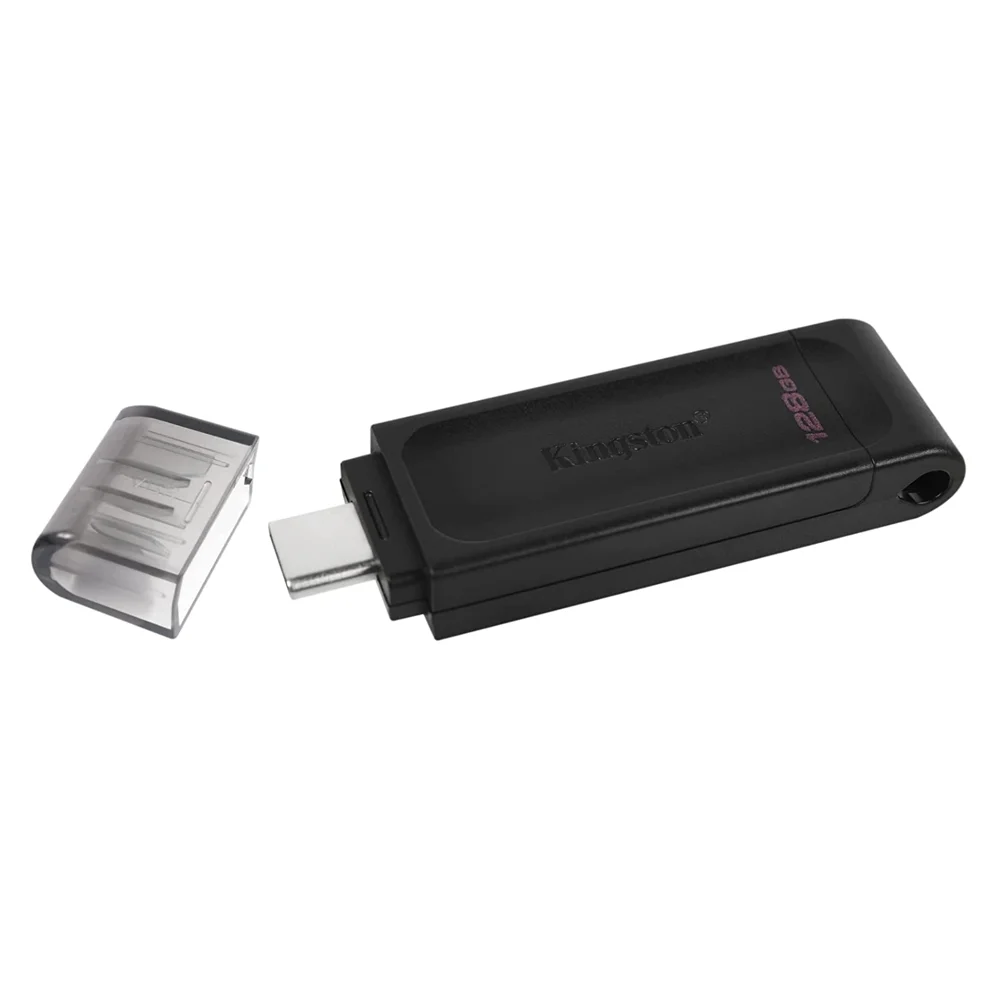 Imagem 2 de 4 do produto Pen Drive 128GB, Kingston Dt70, USB 3.2 Datatraveler 70, USB-C 3.2, Gen 1