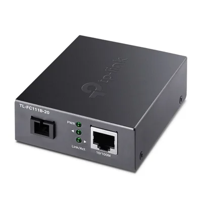 Conversor De Mídia Tp-link Fibra Óptica Wdm 10/100 Mbps - Tl-fc111a-20