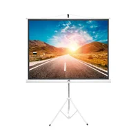 Tela de Projecao 110" 2.00 x 2.00, Tripe Sumay TTQS110, Branco e Preto
