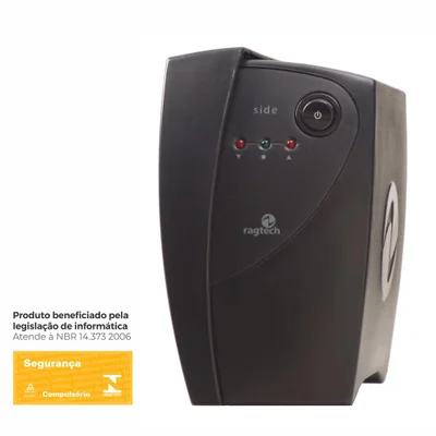 Estabilizador Ragtech Side Laser 500va E. Trivolt / S.115v 4 Tomadas