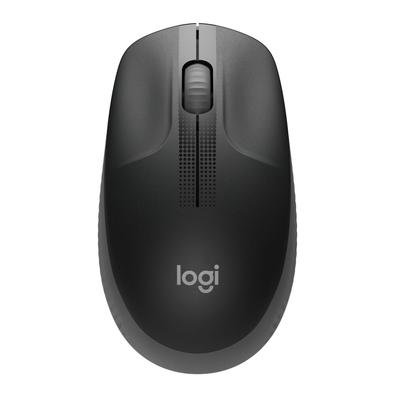 Características: Marca: Logitech Modelo: M190 Cor: Preto O Logitech M190 é um mouse sem fio de tamanho grande com um design com contornos confortáveis