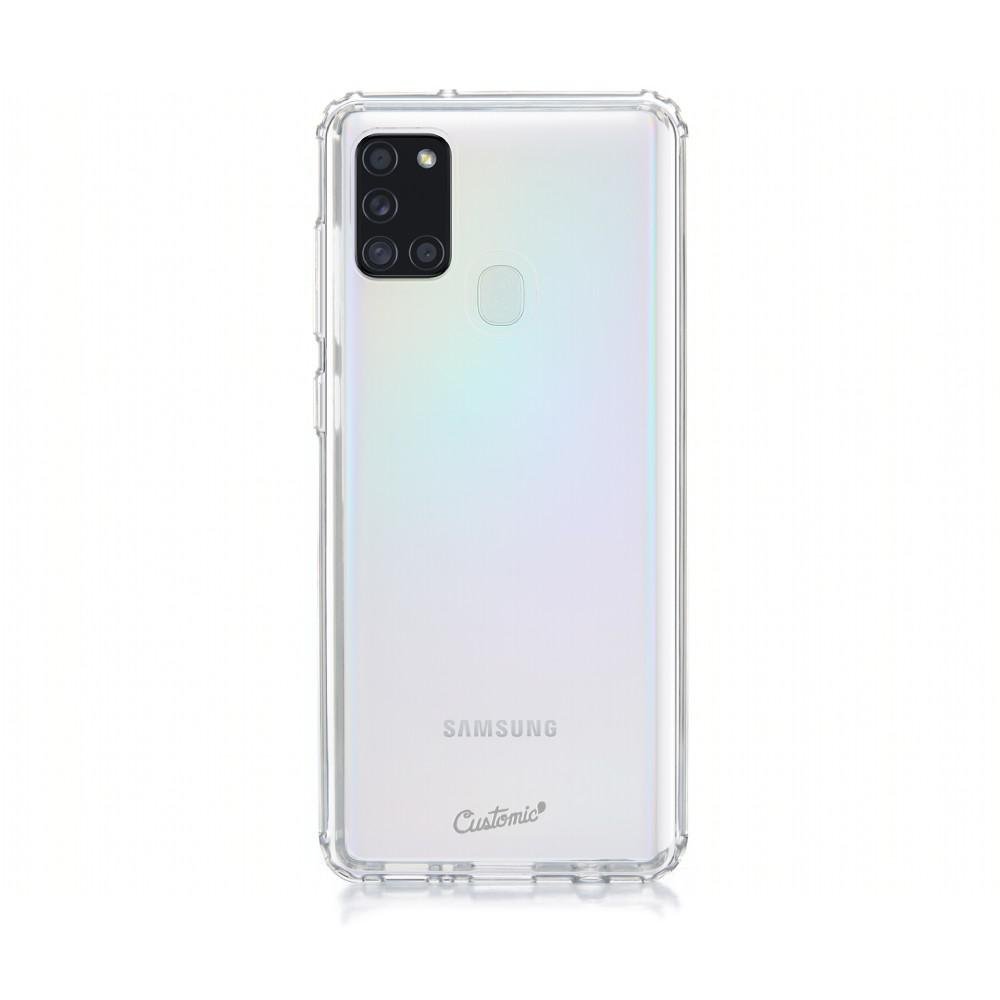 Capa Para Celular Customic Samsung Galaxy A21S Impactor Clear Transparente Proteção Anti Impacto