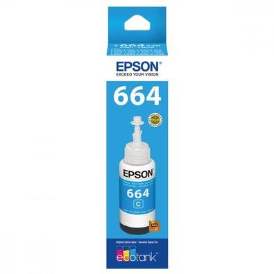 Kit 05 Refil De Tinta Epson T664220 Azul