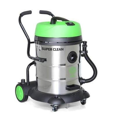 Aspirador de sólidos e líquidos possui tanque basculante de inox de 60L e mangueira descartável. Conta com grande capacidade, oferecendo alto desempen
