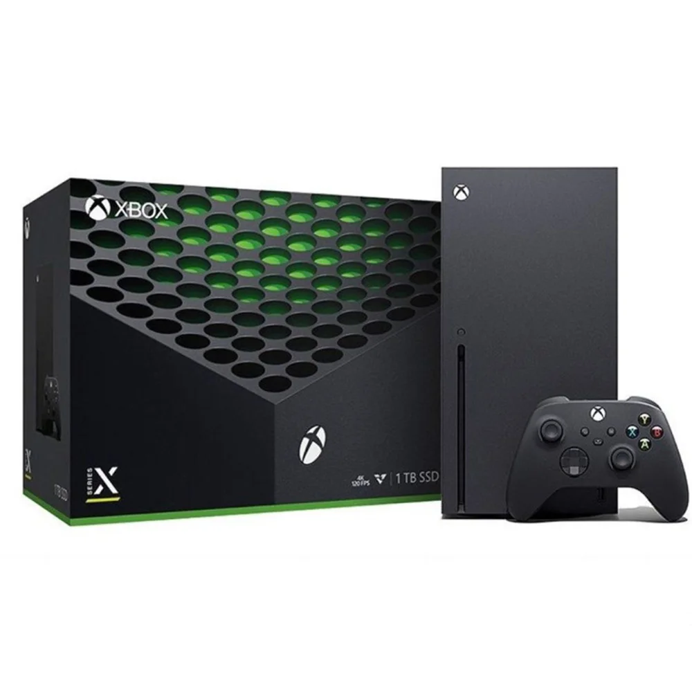 Console Xbox Series X, Microsoft, 1Tb, Controle Sem Fio - Preto Console Xbox Series X, Microsoft, 1Tb, Controle Sem Fio - Preto