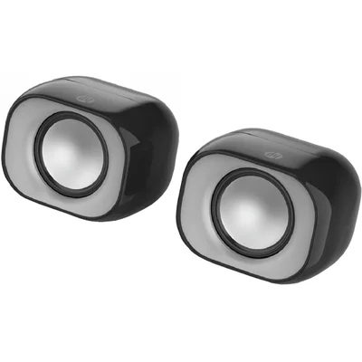 Caixa De Som 2x3w Speaker 20 Dhs2111 Preta