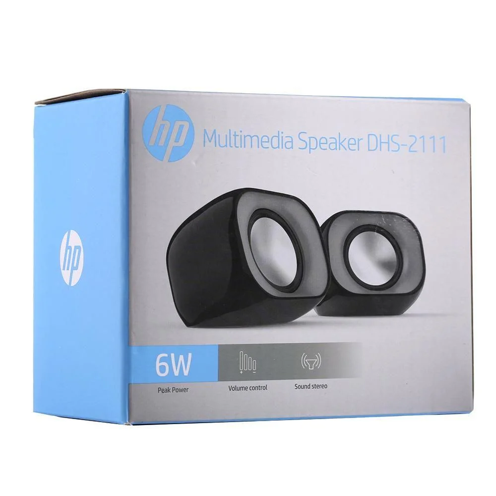 Caixa De Som 2x3w Speaker 20 Dhs2111 Preta