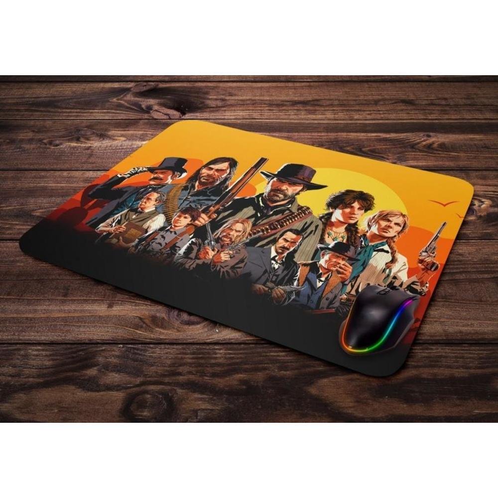 Mouse Pad Gamer Red Dead Redemption Mod3