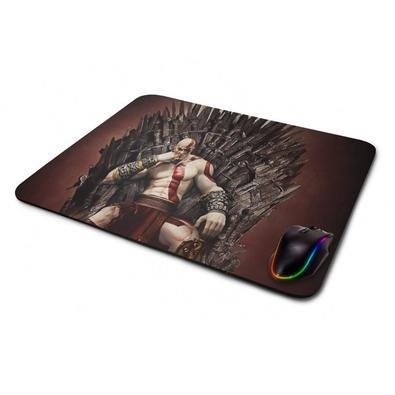 Mouse Pad Gamer God Of War Kratos Of Thrones