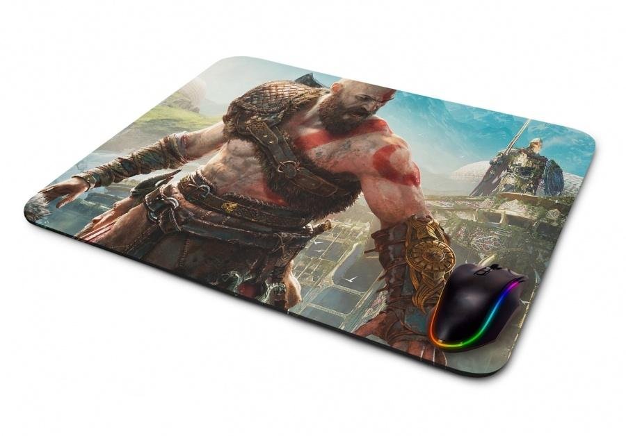 Mouse Pad Gamer God Of War Kratos I
