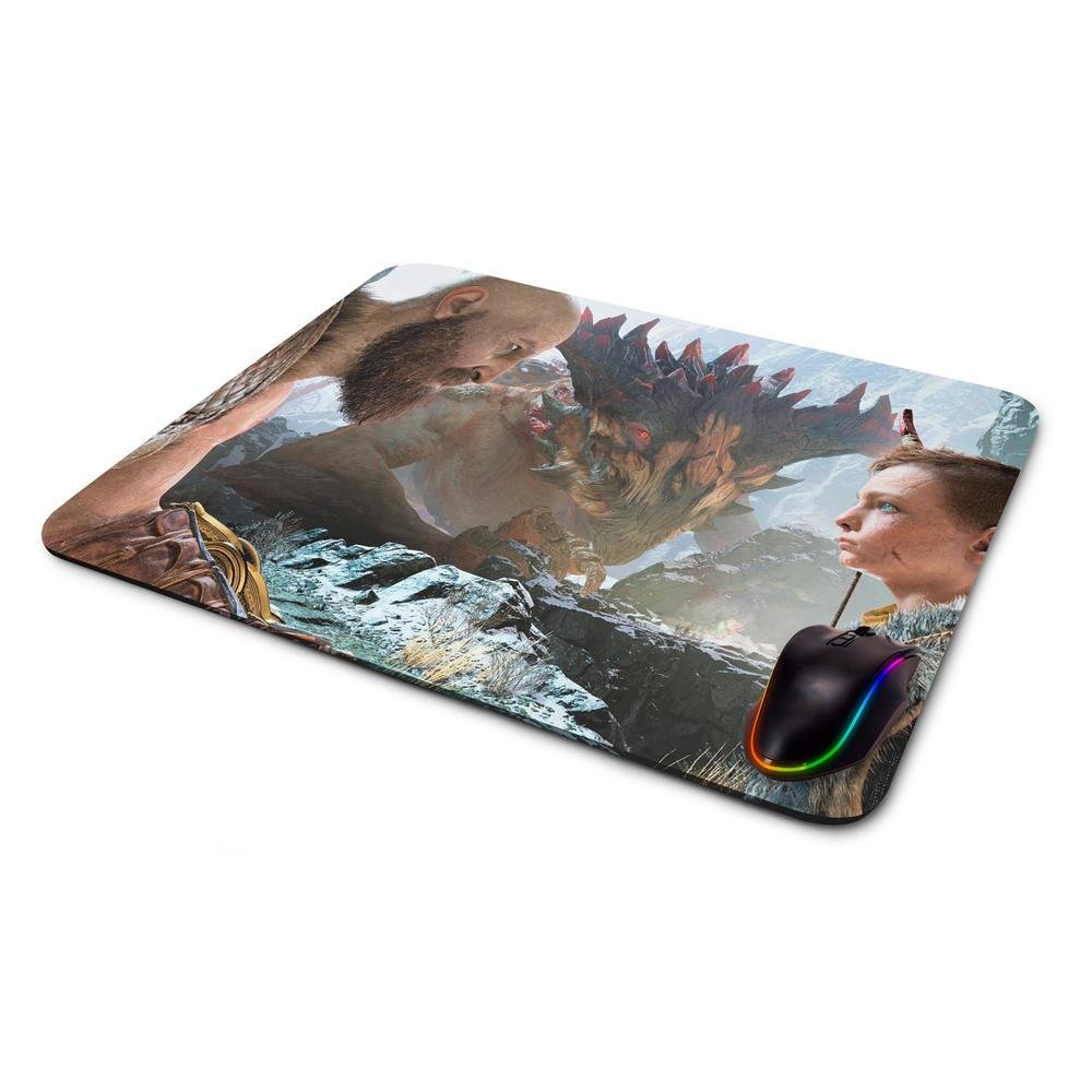Mouse Pad Gamer God Of War Kratos E Atreus Ii Mouse Pad Gamer God Of War Kratos E Atreus Ii