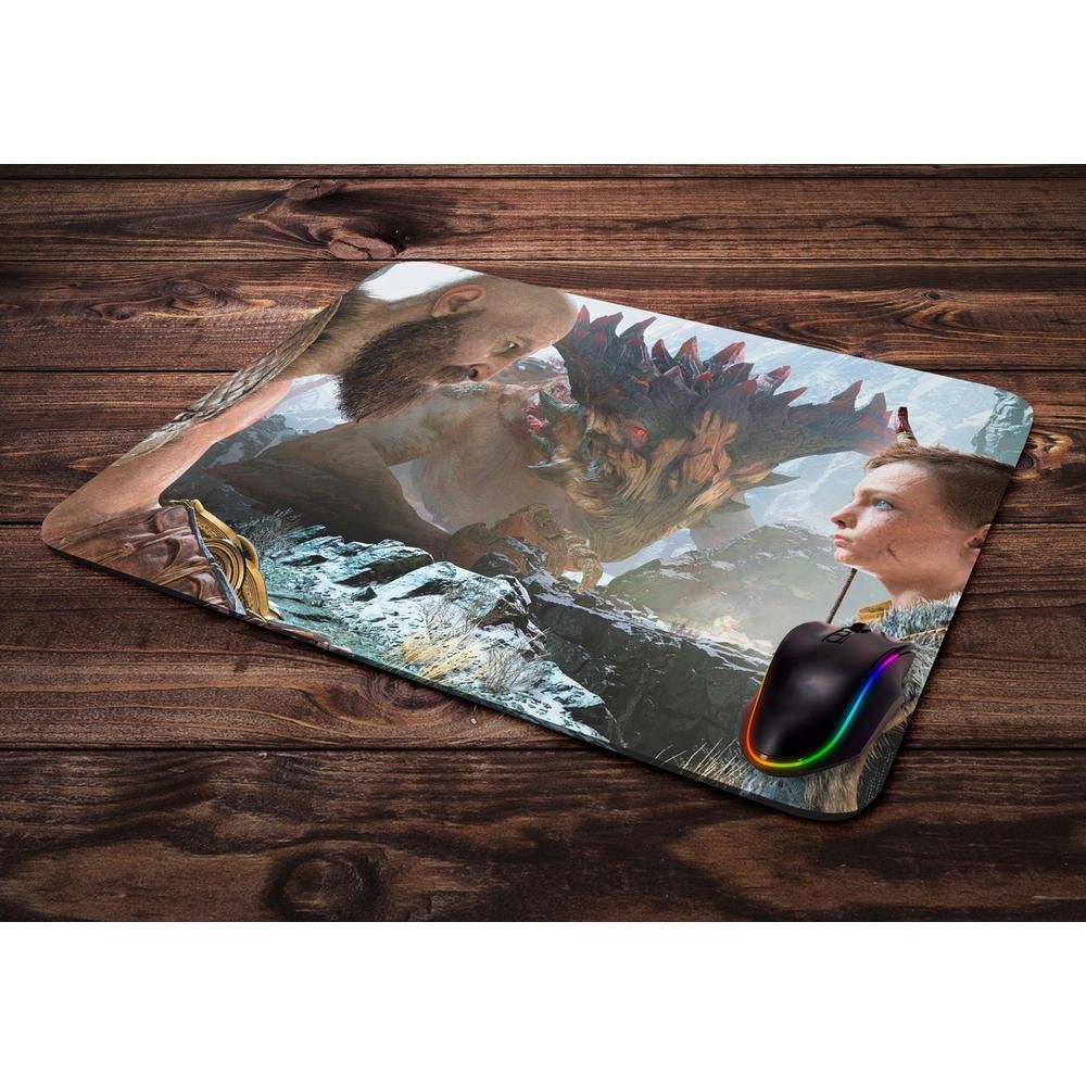 Mouse Pad Gamer God Of War Kratos E Atreus Ii Mouse Pad Gamer God Of War Kratos E Atreus Ii