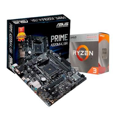 PROCESSADOR AMD RYZEN 3 3200G 3.6GHz (4.0GHz TURBO) 4-CORES 4-THREDS Velocidades mais elevadas, mais memória e largura de banda mais ampla do que as g