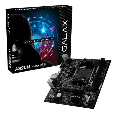 Placa Mae Galax A320m V1.0 Amd Aa320magl01bw