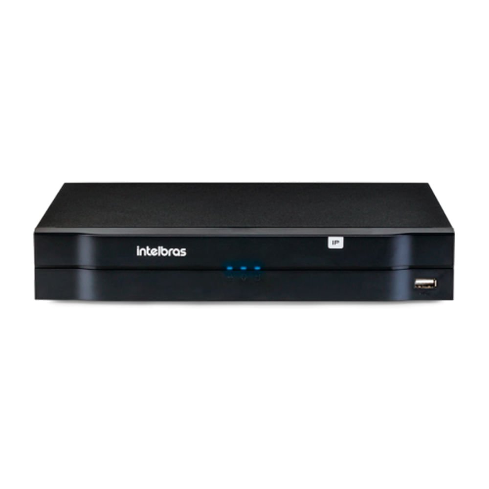 NVR Intelbras Stand Alone, 08 Canais, 2mp FULL HD, 1080p, NVD 1208, Para Camera Ip, Onvif
